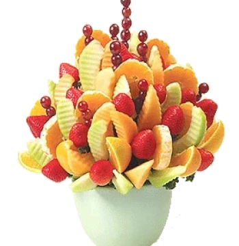 Beijing Guozhiyuan Fruit Flower Basket Fruit Bouquet Birthday Cake Creative Gift Fruit Basket Strawberry Bouquet