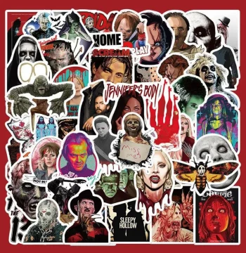 50pcs/bag Dark Figure, Killer Pattern ers Suitable for Scary