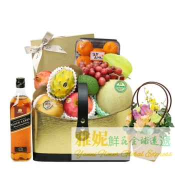Hong Kong Imported Fruit Gift Box for Elders Leaders Clients Company Group Purchase Holiday Benefits Same-Day Delivery Macau