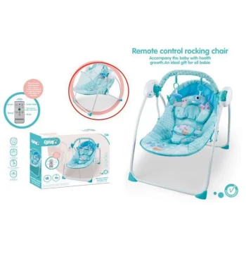 Baby Electric Rocker Cradle Baby Soothing Lounger Enlarged Rocking Chair Remote Control Swing Cradle Bed Soothing Rocking Bed