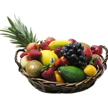Australian Fruit Basket - 5 Varieties, Flower Delivery in Sydney, Fresh Fruit, International Shipping to Melbourne and Darwin via Express Courier