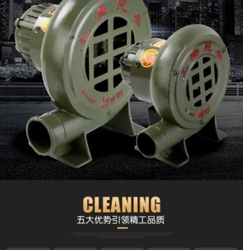 Minfeng Cast Iron Blower 220V Stove with Air Duct - Small Blower Fan for BBQ Combustion and Large Stoves