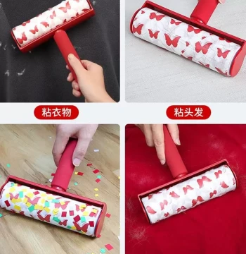 High-Speed Lint Roller Felt, Tear-Off Roller Clothing Dust Paper, C Hair Remover Roll, Suit Paper, Hair Removal Brush, Sticky Roller
