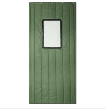 Winter Thickened Insulated Cotton Door Curtain for Supermarkets and Malls - Customizable Canvas Cotton Door Curtain for Windows