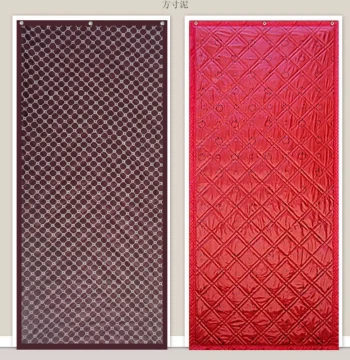 Winter Thermal Insulated Cotton Door Curtain for Rural Exterior Doors, Thickened Home Bedroom Cold Storage Air Conditioning Divider