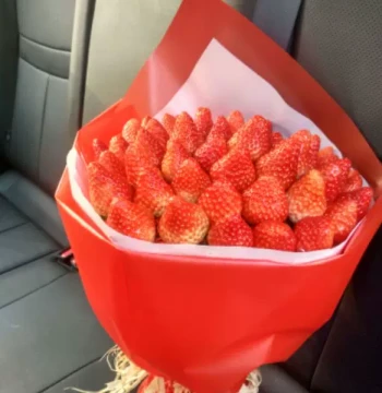 Beijing Guozhiyuan Fresh Flower Baskets & Fruit Bouquets - Gift Fruit Baskets, Hand-Tied Flowers, Fruit Platters for Qixi Festival and Valentine's Day