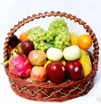Premium Fresh Fruit Flower Baskets – Small Arrangements with Same-City Delivery in Hangzhou, Ideal for Business Visits or Hospital Gifts