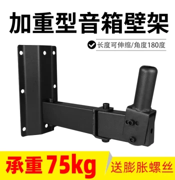 Professional Wall-Mount Speaker Bracket - Heavy-Duty Fixed Mount for Karaoke Stage and Home Audio Systems