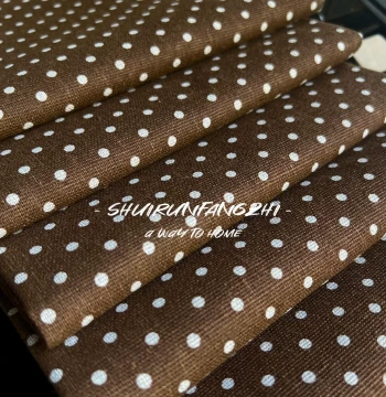 Cotton-Linen Daily Check Fabric Handmade Coarse Linen Material for Sofa, Curtains, Hanging Cloth, Tablecloth, and Pillow Covers