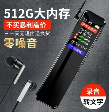 Professional Recording Pen for Students, Ultra-Long Standby HD Noise Reduction with Voice-to-Text Conversion