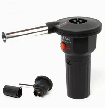 Handheld Electric Blower for BBQ Charcoal Ignition - No.1 Battery Powered Grill Air Blower with Free Shipping