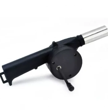 BBQ Manual Hand-Crank Blower - Portable Wind Drum Machine for Outdoor Grilling
