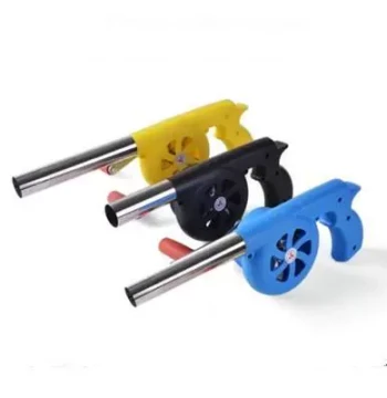 High-power Hand-crank Electric Blower for BBQ Outdoor Metal Gear Fan New Style Small Household Fire-starting Accessory