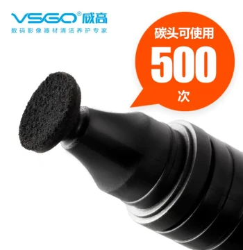 Lens Cleaning Pen for DSLR Cameras - Brush, Dust Cloth, Carbon Powder Wipe for Digital Lens Maintenance and Grooming Tools