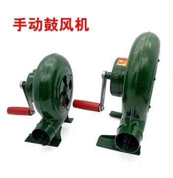 Manual Blower Outdoor BBQ Air Blower Small Hand-crank Tool for Picnic Camping Fire Starting