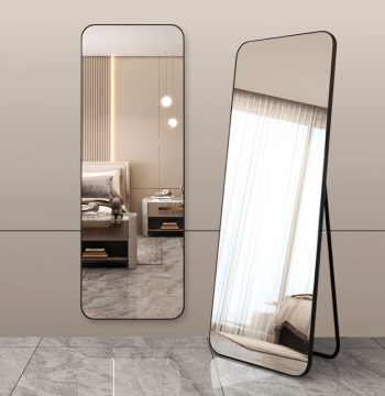 Full-Length Floor Mirror for Home - Wall-Mounted or Freestanding Dressing Mirror, Popular Instagram Style 3D Standing Mirror