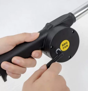 Haishan Charcoal Ignition Hand-Crank Blower, Manual Small Air Blower for BBQ, Picnic, Camping, and Fire Starting Tools
