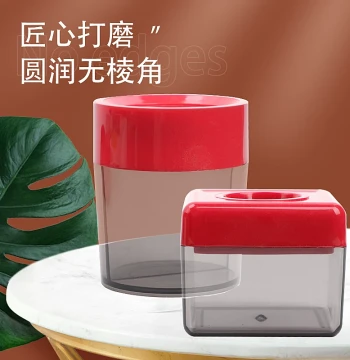SDI Hand Brand 1304 Taiwan Original Paper Clips with Magnetic Storage Box, Square Design for Office Desktop Organization