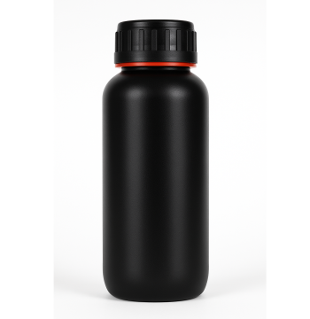 Black Light-Proof Liquid Storage Bottle for Film Developing, B&W & Color Negative, Inner Cap Reagent, 500ml for Developer & Fixer