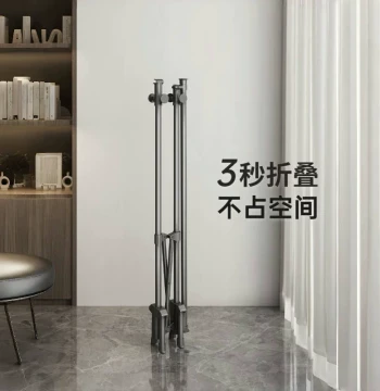 Foldable Clothes Drying Rack Floor Standing Home Balcony Bedroom Hanging Clothes Quilt Drying Artifact Outdoor Cooling Rod Indoor Drying Rack