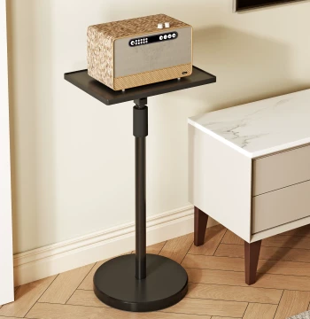 Speaker Stand Floor-Standing Bluetooth Speaker Support Frame, Telescopic Lift Portable Mobile Subwoofer Tray Placement Rack