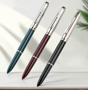Yongsheng Classic Vintage Squeeze-Fill Fountain Pen - Retro Style for Students' Calligraphy Practice and Adult Office Hard Pen Writing