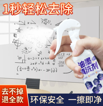 Permanent Marker Remover for Oil-Based Markers, Acrylic Paint Pens & Large Tip Markers - Cleaning Eraser Solution, Water-Based Magic Cleaner