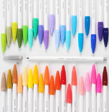 South Korea monami Fiber Tip Watercolor Pens, Journaling Pens, Highlight Markers, Water-Based Colored Pens, Hand Account Lining Pens
