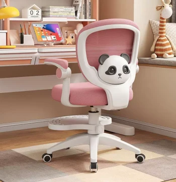 Children's Learning Chair for Elementary Students - Ergonomic Posture Correction, Height-Adjustable Writing and Computer Chair for Home Desk Use