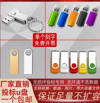 Wholesale Small Capacity Bidding USB Drives 128MB 256MB 512MB 1GB 2GB 4GB 8GB Flash Drives Gift Custom Logo