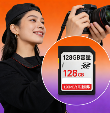 Camera SD Memory Card Compatible with Canon, Nikon, Fuji, Sony CCD – Dedicated Storage Card for DSLR and Digital Cameras