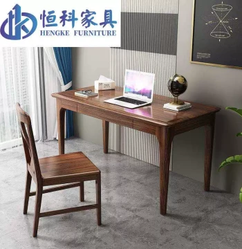 Direct Sales New Chinese-Style Ebony Wood Solid Wood Desk, Premium Home Computer Desk, Simple Study Writing Table for Bedroom