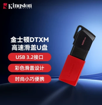 Kingston USB Flash Drive 128GB High-Capacity Genuine 256 High-Speed DTXM for Business and Office Use, Also Available in 64GB and 256GB