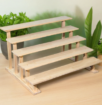Solid Wood Indoor Multi-Layer Living Room Plant Storage Rack Pothos Succulent Pot Decoration Simple Multi-Layer Tiered Stand