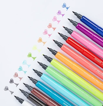 South Korea Monami 0.4mm Gel Watercolor Pen 04031 - Liner Pen, Fiber Tip Pen for Watercolor Journaling