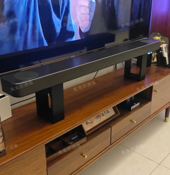 [Raised Model] Soundbar Riser Stand Ultra-High Parallel Storage Floor Stand for Soundbars