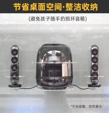 Anti-Drop Wall-Mount Bracket for Harman Kardon SoundSticks Crystal 4/5 Speakers
