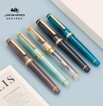 Jinhao 82 Fountain Pen for Students and Adults, Premium Business and Office Use, Elegant Design for Calligraphy, Compatible with Ink Cartridges