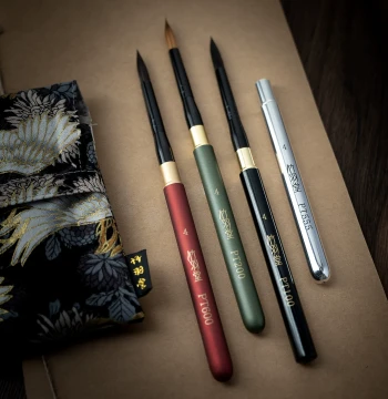 Zhuyutang Upgraded Travel Brush Portable Brush Squirrel Hair Watercolor Brush PT555 PT600 PT100 PT200 Free Shipping