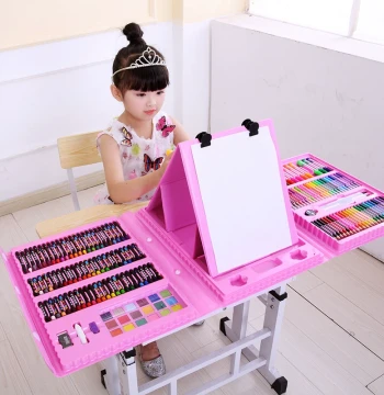 Children's Day Watercolor Pen Set, Washable Kids' Art Supplies, Water-Soluble Crayons 36 Colors, Kindergarten Art Student Wax Crayons 24, Painting Tools, Birthday Stationery Learning Gift