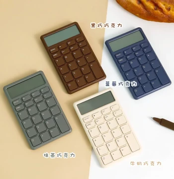 Morandi Color Small Calculator Internet Famous High-Aesthetic Computer for College Students Exams Accounting Office 12-Digit