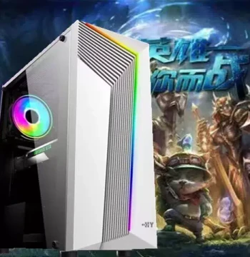 Desktop Gaming PC with Dedicated GPU for Home Use, Second-hand i5/i7 Office Assembly, Full DIY Kit for LOL, CF, PUBG