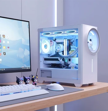 ASUS Gaming Desktop PC with Intel i5-14600KF and RTX 5060/5060 Ti - High-Performance Pre-Built Computer for Gaming and Design
