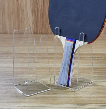 Thickened Acrylic Table Tennis Racket Display Stand Vertical and Horizontal Rack for Stationery Stores Sports Equipment Display Support Rack
