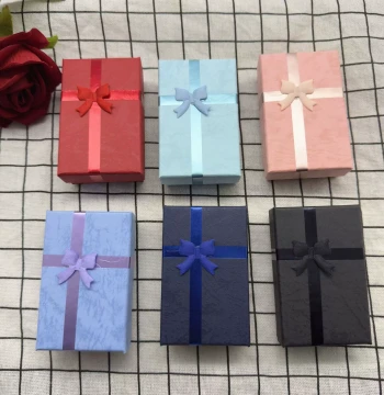 Factory Direct 5*8 Knot Ring Earring Bracelet Packaging Box, Gift Box, Jewelry Box, Necklace Box