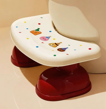 Heavy-Duty Thickened Plastic Toilet Foot Stool for Home Use – Durable Squatting Aid for Bathroom