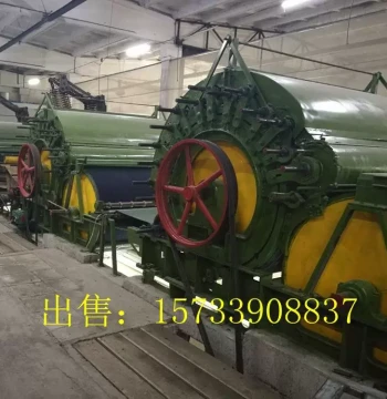 First-Hand Equipment: Italian Imported Bertolino Four-Unit Double Cross-Bridge Woolen Spinning Carding Machine, 2.2 Meters Wide