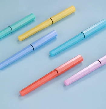 [Platinum Official Flagship Store] Little Meteor Fountain Pen, PLATINUM Official PQ-200, Dedicated for Grade 3 Elementary Handwriting Practice, Beginner Macaron Colors, Replaceable Ink Cartridges, Hard Pen Calligraphy