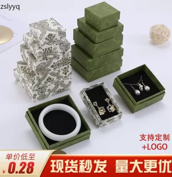 Manufacturer Stock Gucci Green Jewelry Box, Lid-and-Base Gift Packaging for Necklaces, Bracelets, Earrings