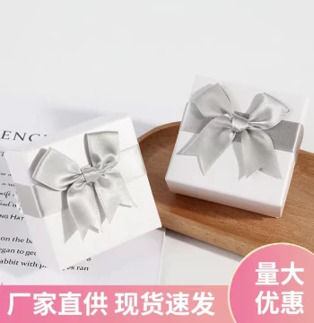 New Bowknot Jewelry Box Necklace Ring Earring Gift Box Jewelry Packaging Box In Stock
